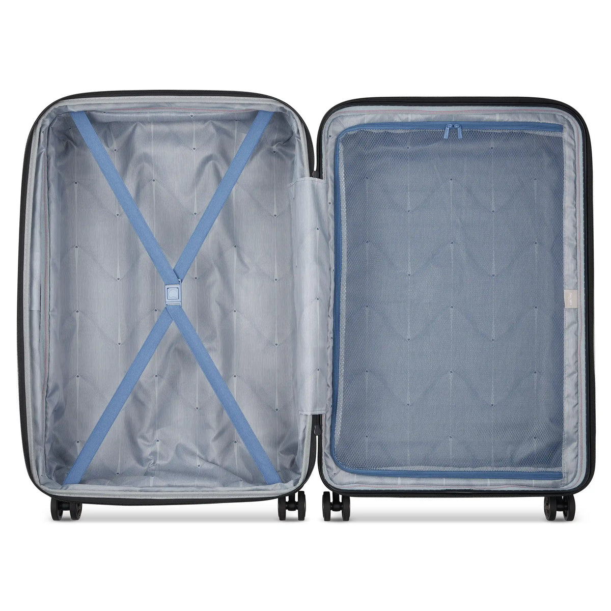 Delsey Cruise 3.0 Large Expandable Spinner in Graphite — interior view # color_Graphite