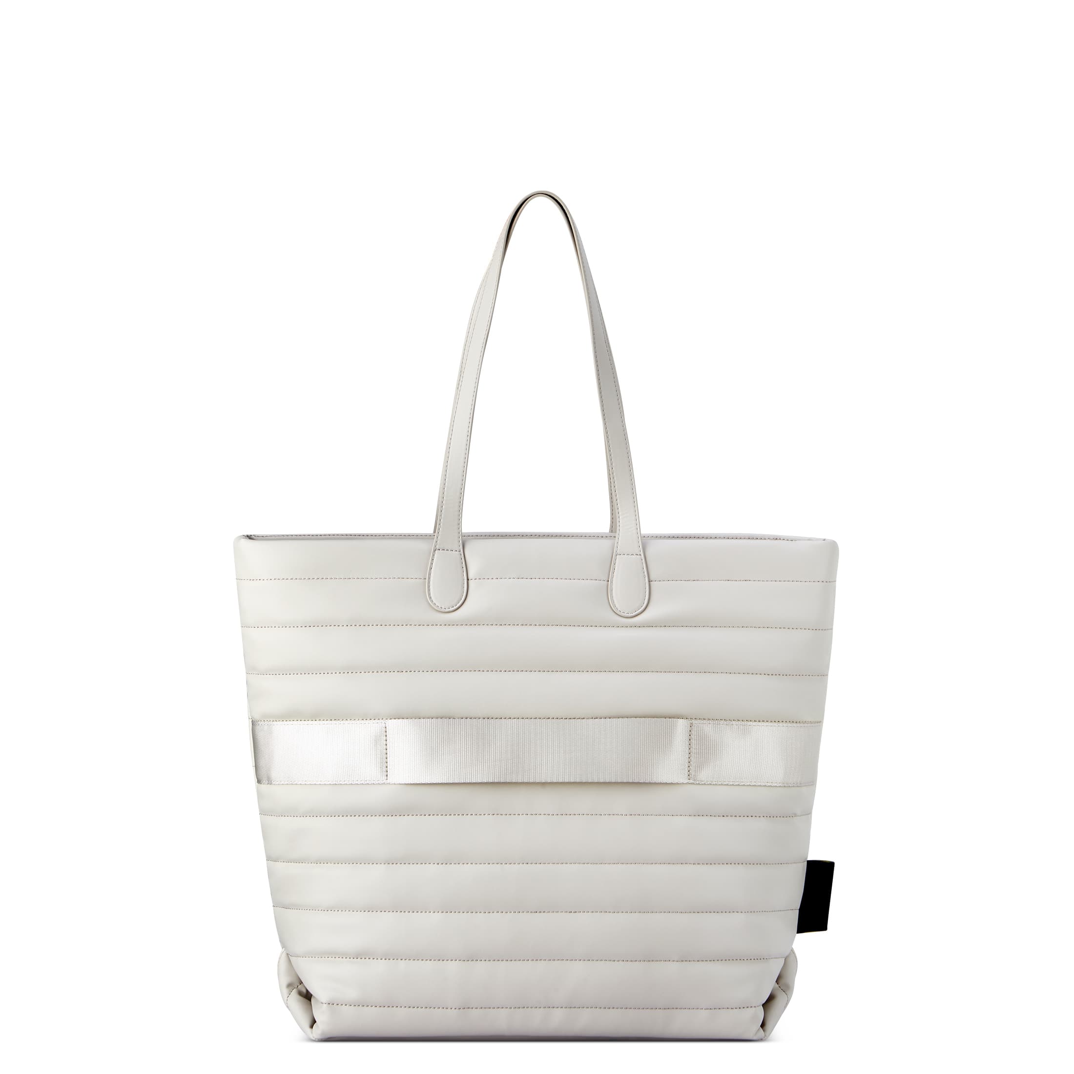 Delsey Cruise 3.0 Softside Tote Travel Bag with Laptop Pocket in Ivory — back view # color_Ivory
