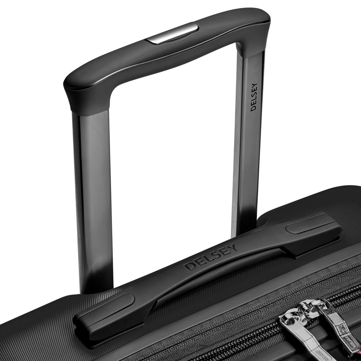 Delsey Cruise 3.0 Medium Expandable Spinner in Black — detail view 3 # color_Black