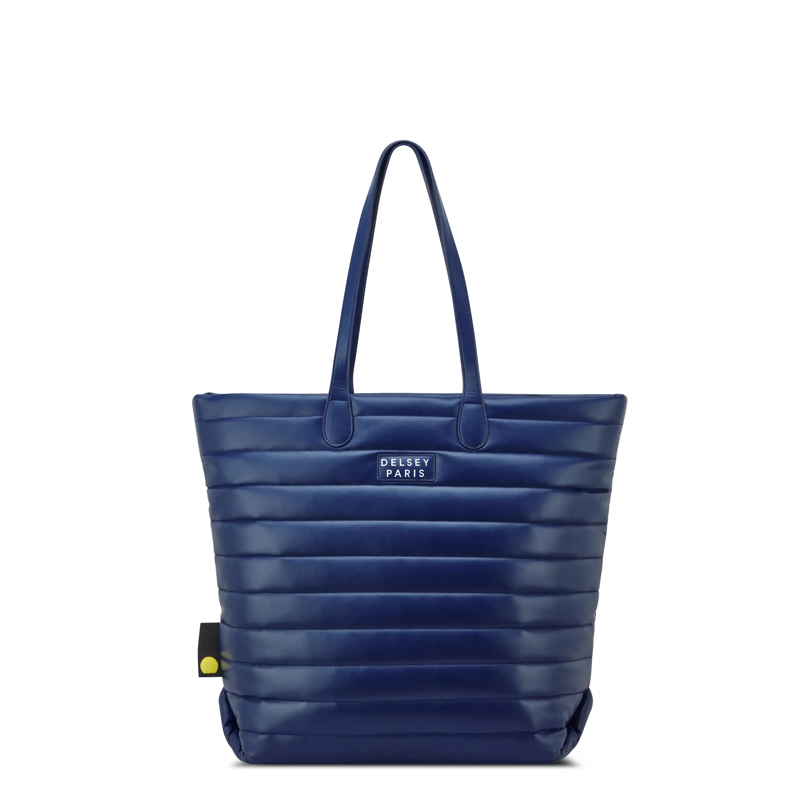 Delsey Cruise 3.0 Softside Tote Travel Bag with Laptop Pocket in Deep Sea Navy — front view # color_Deep Sea Navy