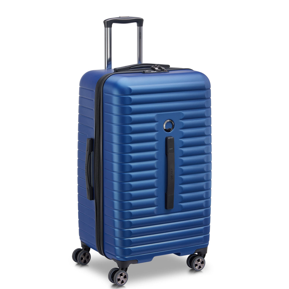 Delsey Cruise 3.0 Medium Trunk Spinner in Blue — front view # color_Blue