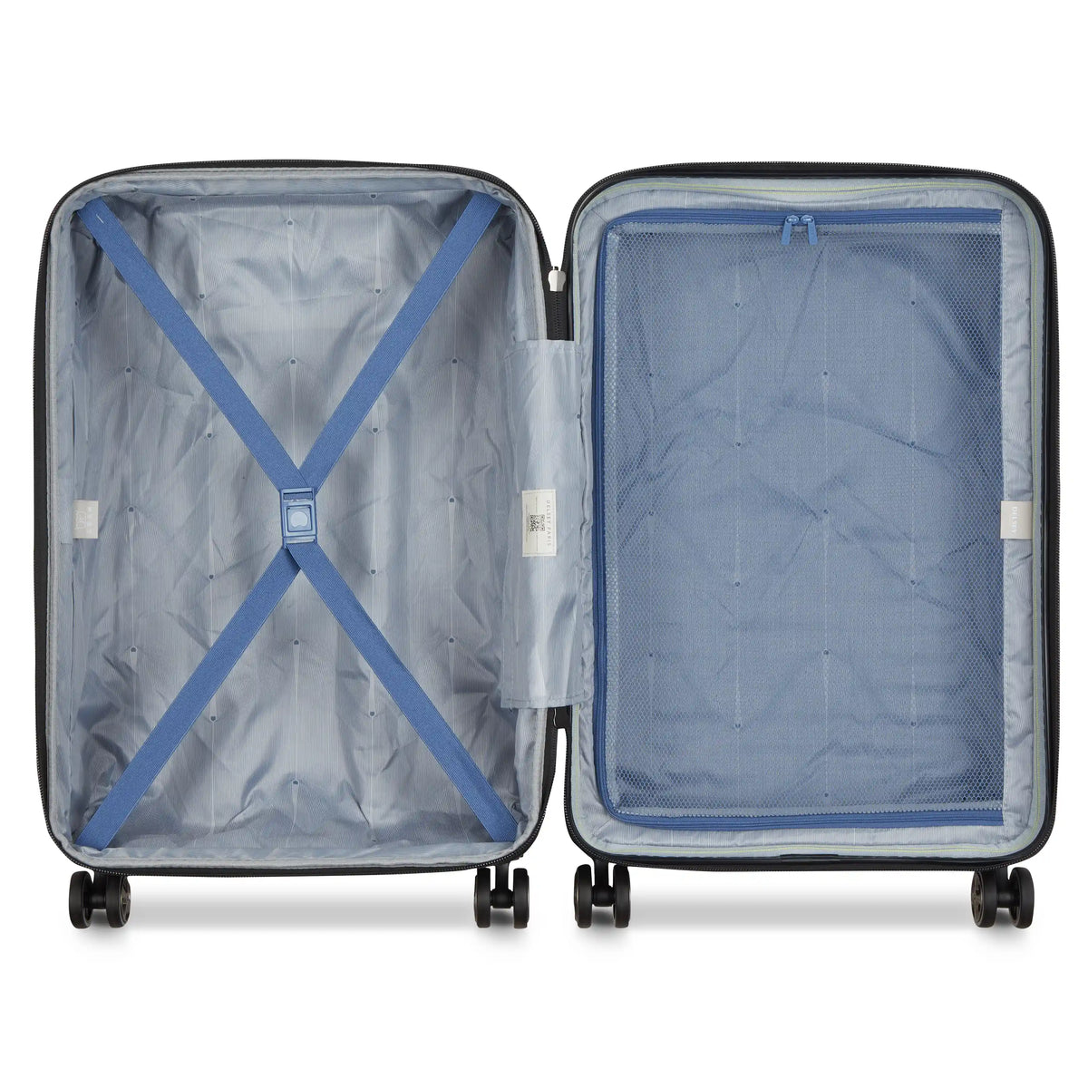 Delsey Cruise 3.0 Medium Expandable Spinner in Deep Sea Navy — detail view # color_Deep Sea Navy
