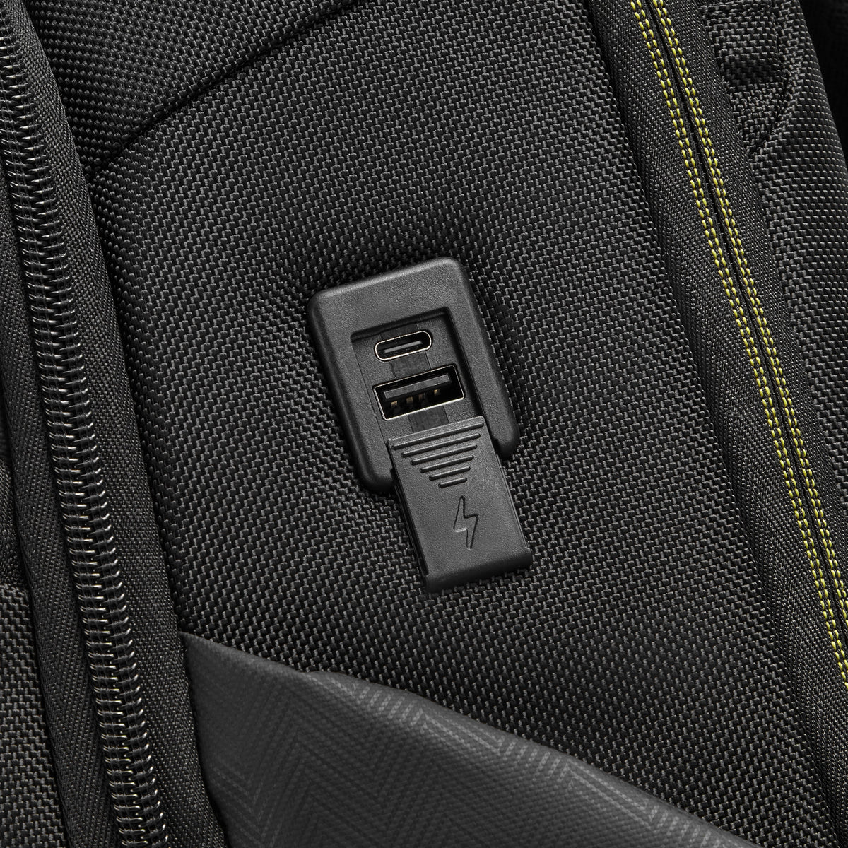 Delsey DLC Pro 15-Inch Laptop Backpack in Black — detail view # color_Black