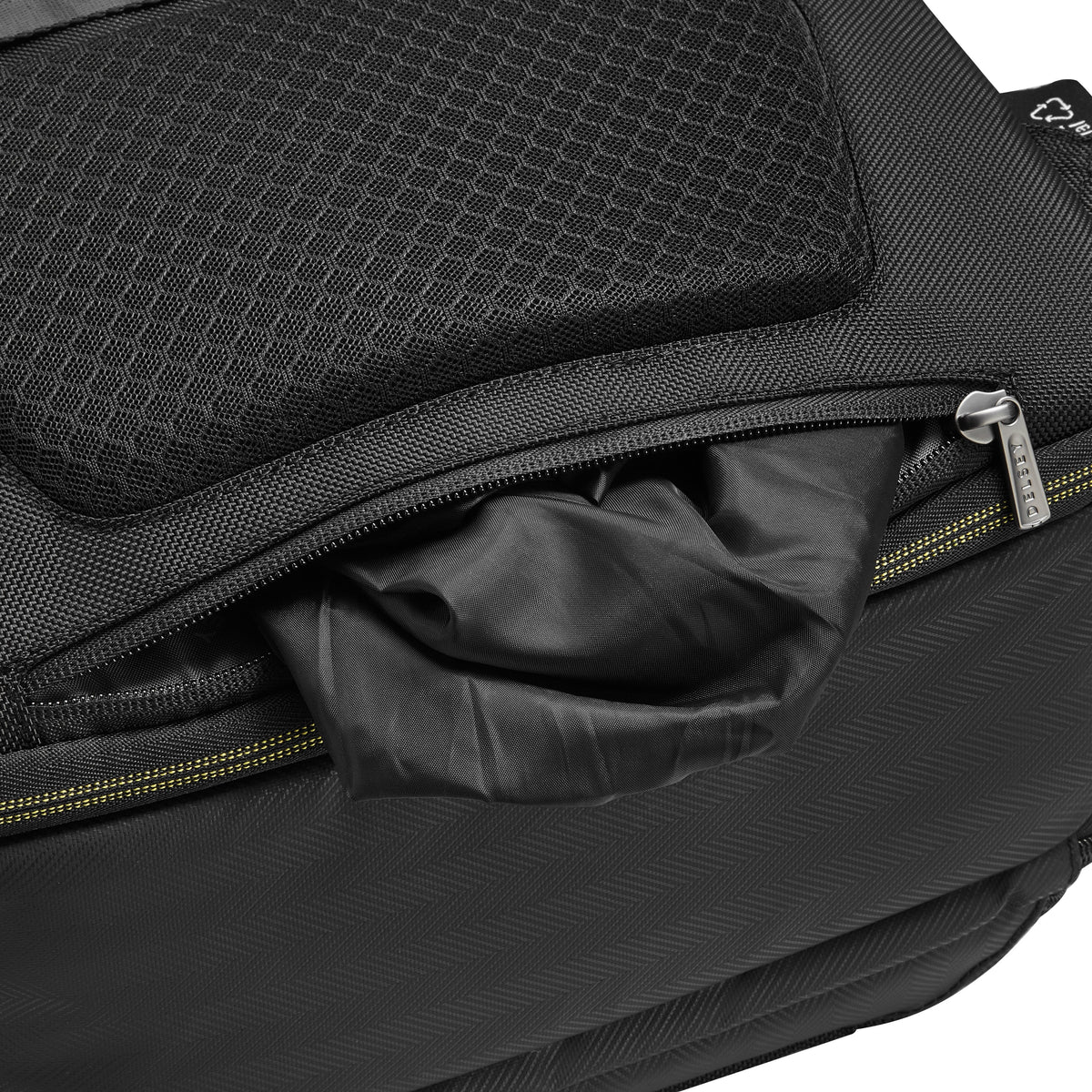 Delsey DLC Pro 15-Inch Laptop Backpack in Black — detail view 5 # color_Black