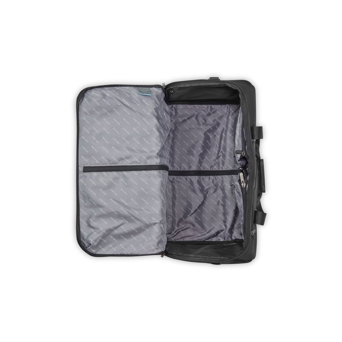 Delsey DLC Pro Garment Duffel Bag in Black — interior view 2 # color_Black