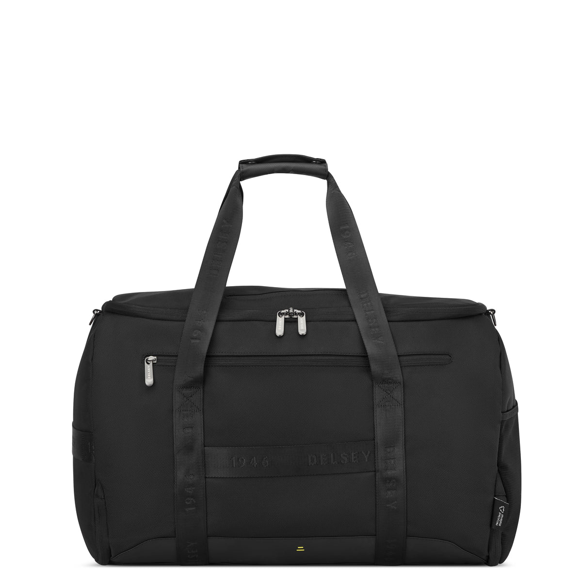 Delsey DLC Pro Garment Duffel Bag in Black — back view # color_Black