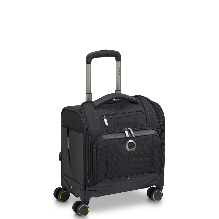 Delsey DLC Pro 4-Wheeled Underseater in Black — angle view 2 # color_Black