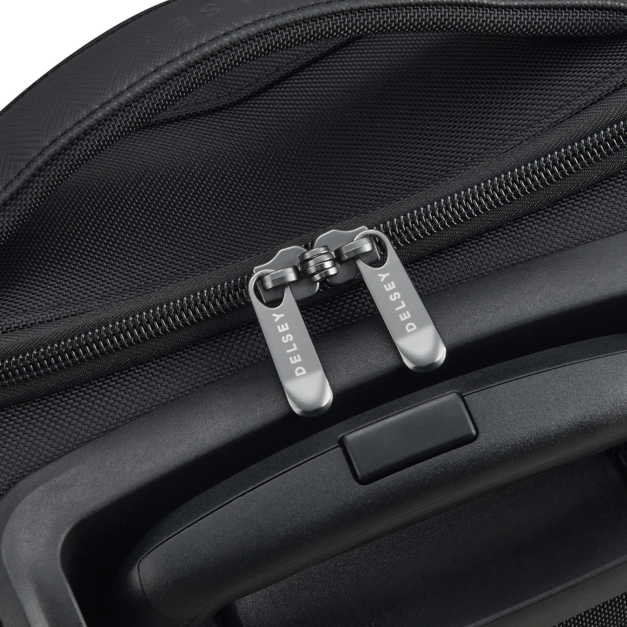 Delsey DLC Pro 4-Wheeled Underseater in Black — detail view 5 # color_Black