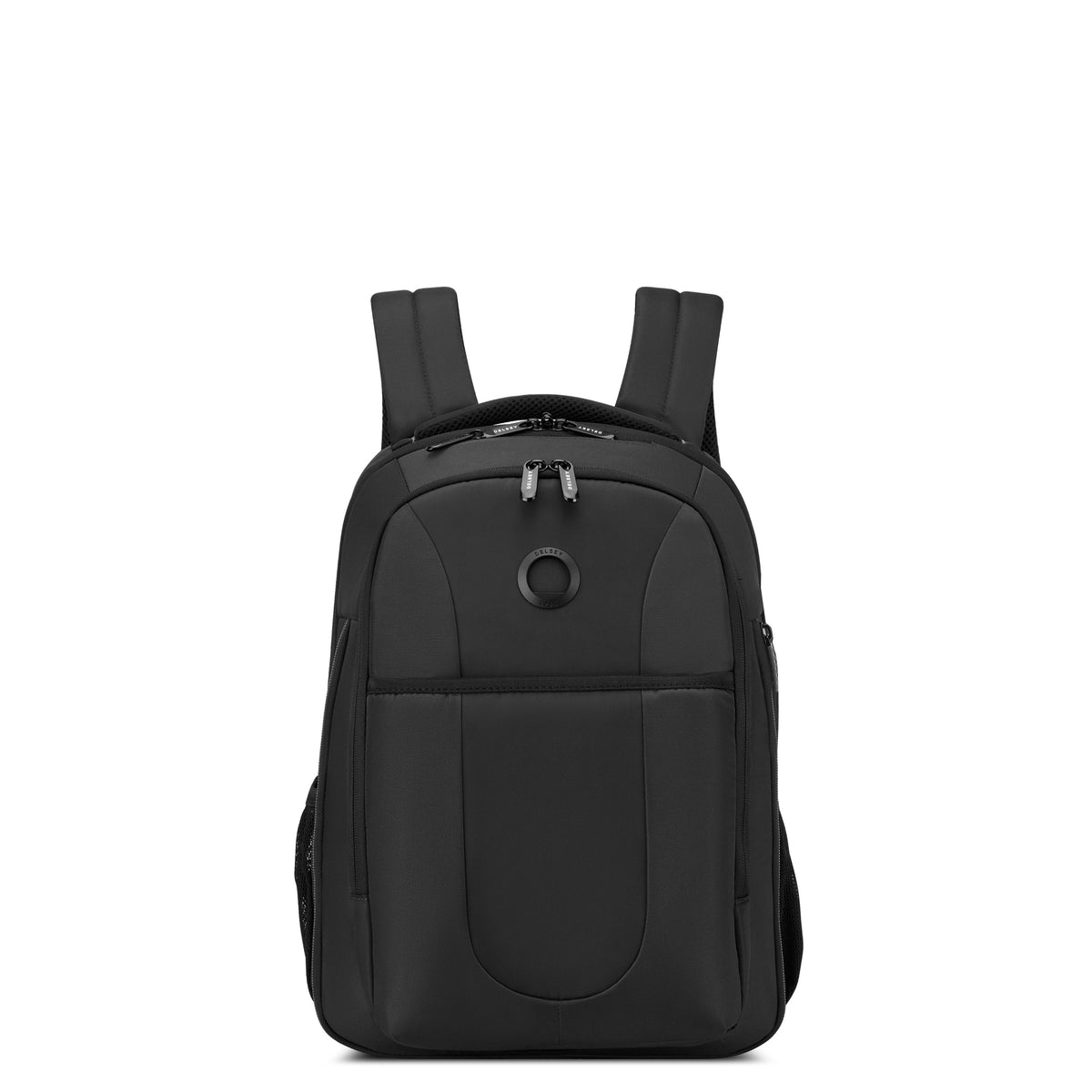 Delsey DLC 2.0 15-Inch Laptop Backpack in Black — front view