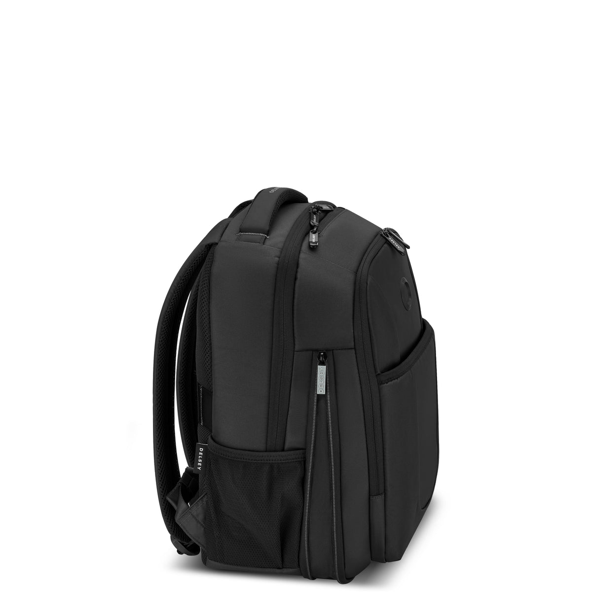 Delsey DLC 2.0 15-Inch Laptop Backpack in Black — angle view 3