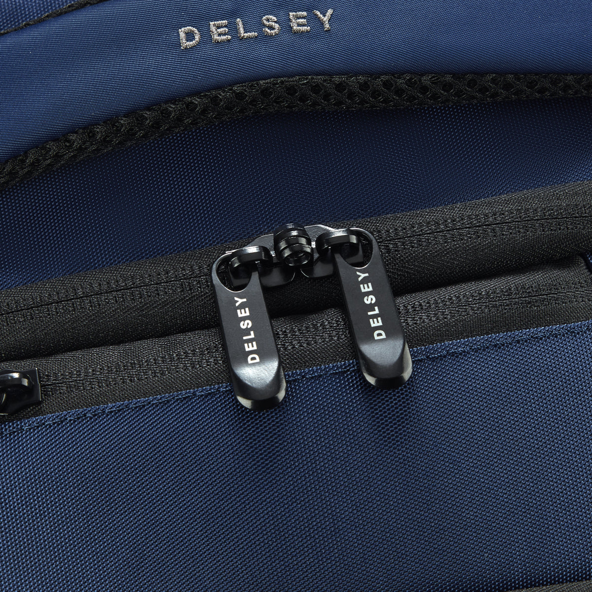 Delsey DLC 2.0 15-Inch Laptop Backpack in Navy — detail view