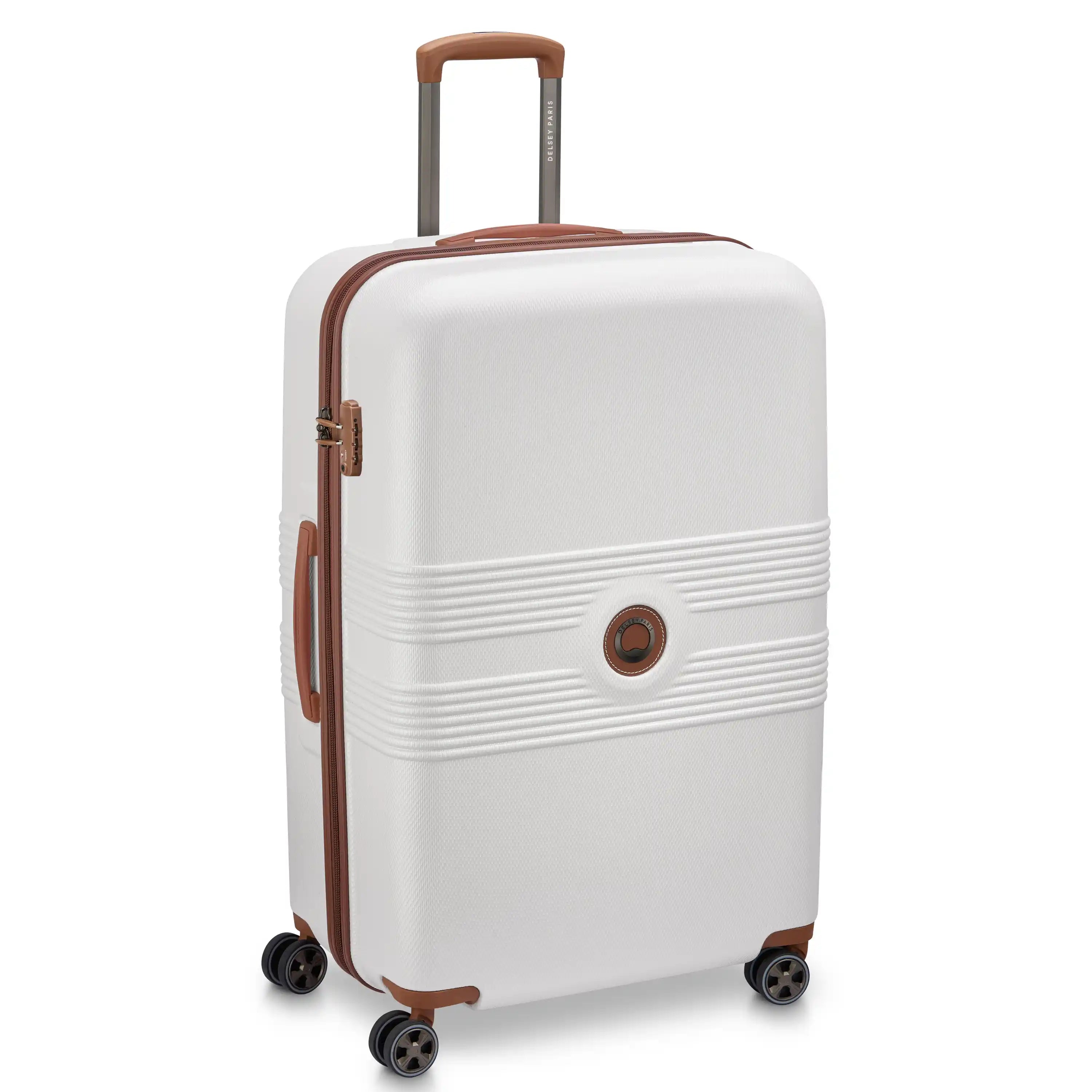 Delsey Flanerie SE Large Spinner in Champagne — front view # color_Champagne