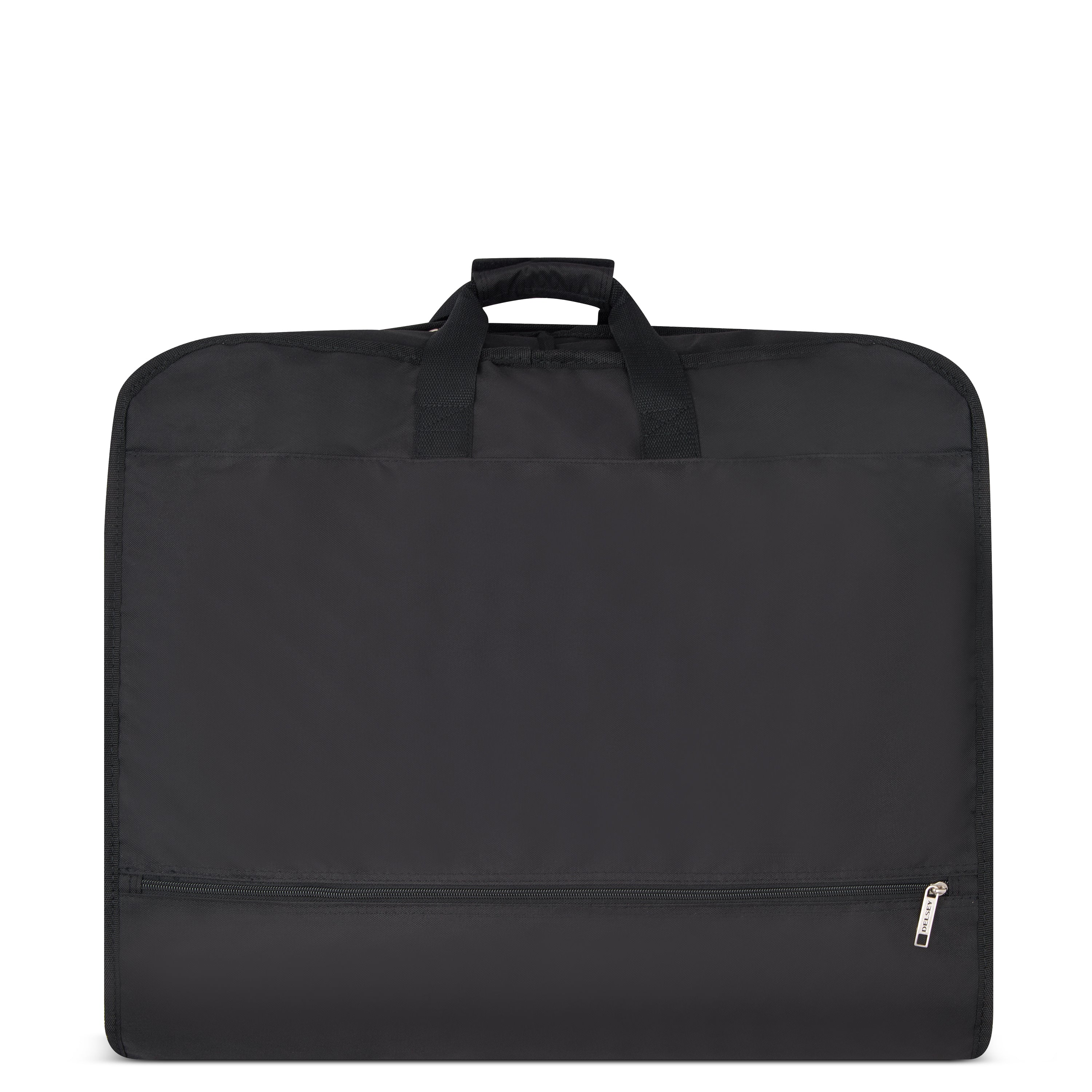 Delsey Helium DLX Carry-On Suit Garment Bag in Black — back view