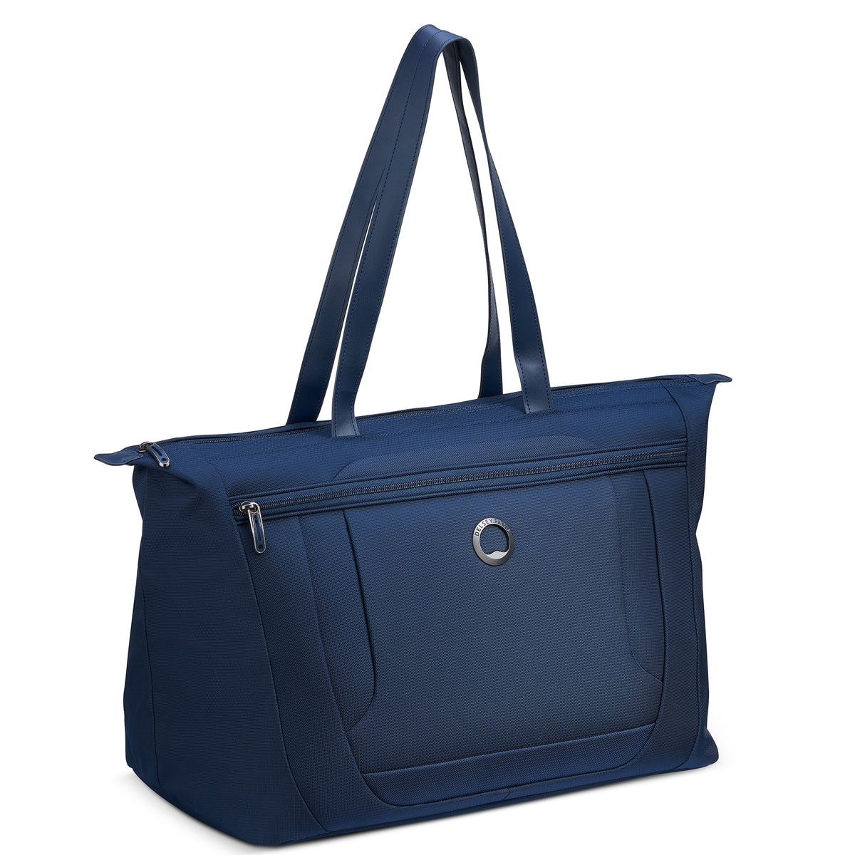Delsey Helium DLX Weekender in Navy — angle view 2 # color_Navy