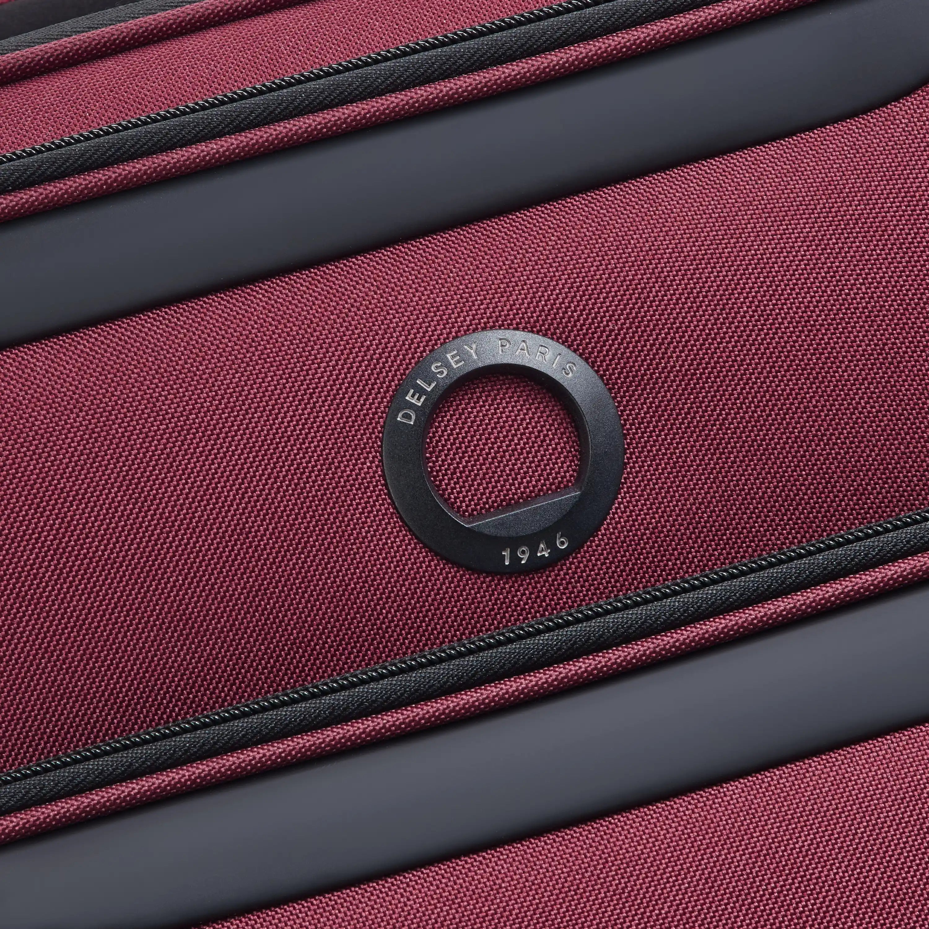 Delsey Sky Max 3.0 Carry-On Plus Expandable Softside Luggage in Burgundy — detail view # color_Burgundy