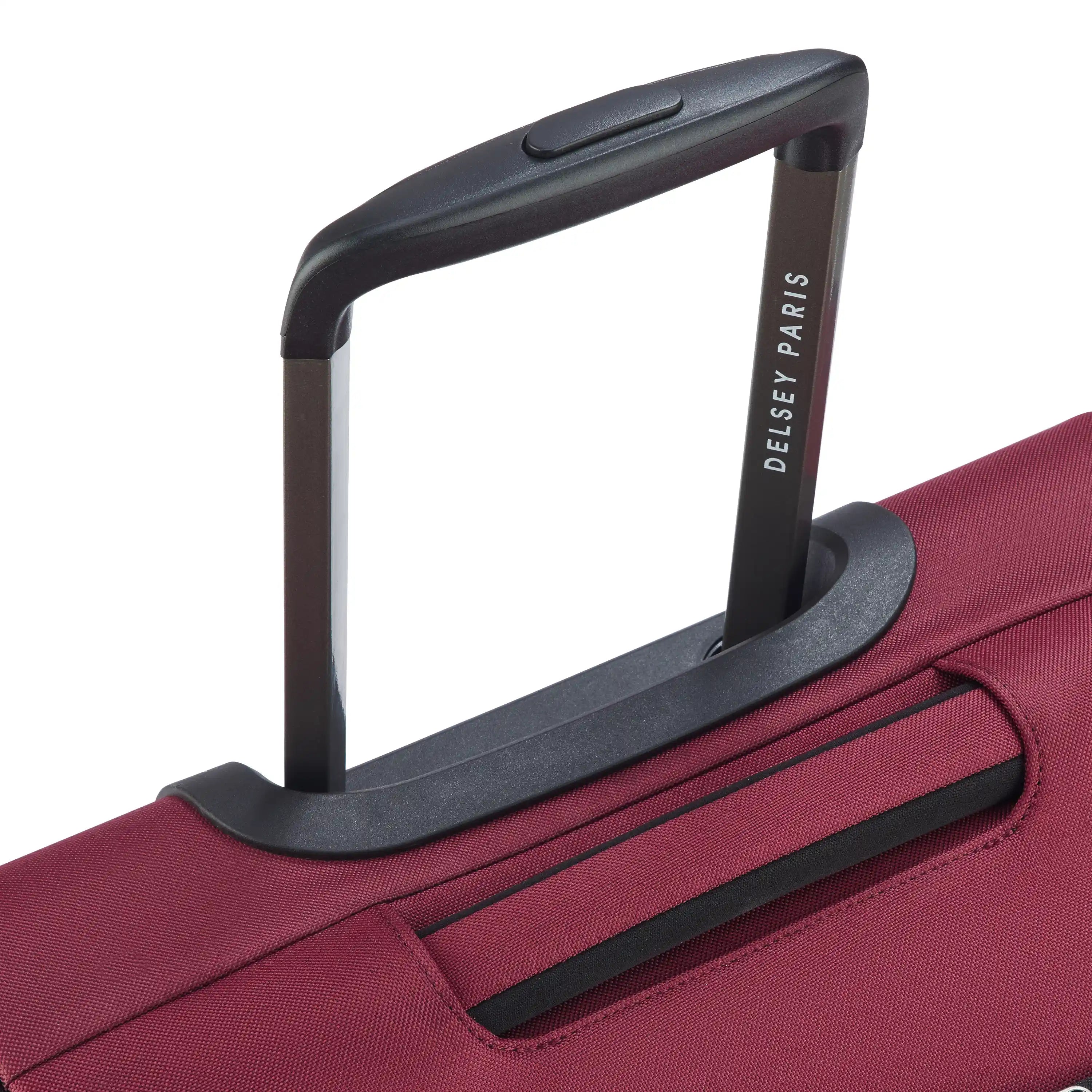 Delsey Sky Max 3.0 Carry-On Plus Expandable Softside Luggage in Burgundy — detail view 2 # color_Burgundy
