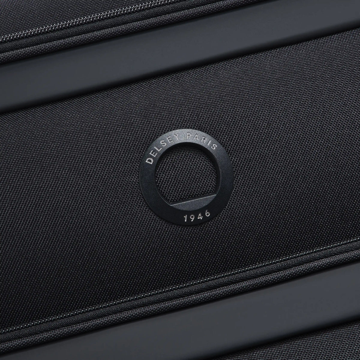 Delsey Sky Max 3.0 Medium Check-In Expandable Spinner in Black — detail view # color_Black