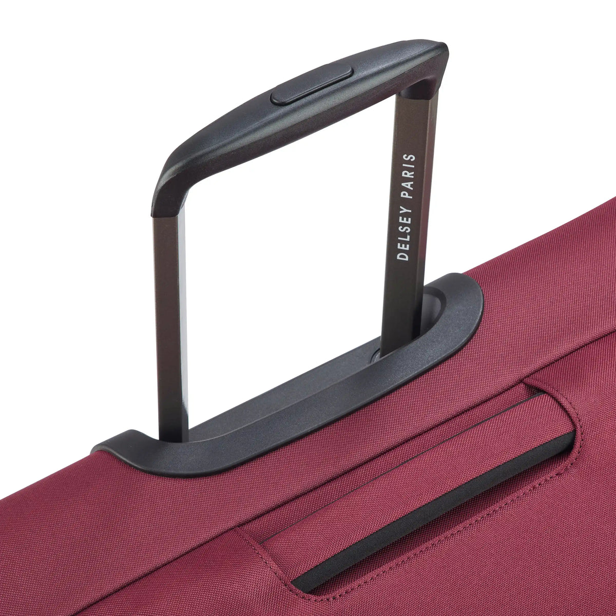 Delsey Sky Max 3.0 Medium Check-In Expandable Spinner in Burgundy — detail view 2 # color_Burgundy