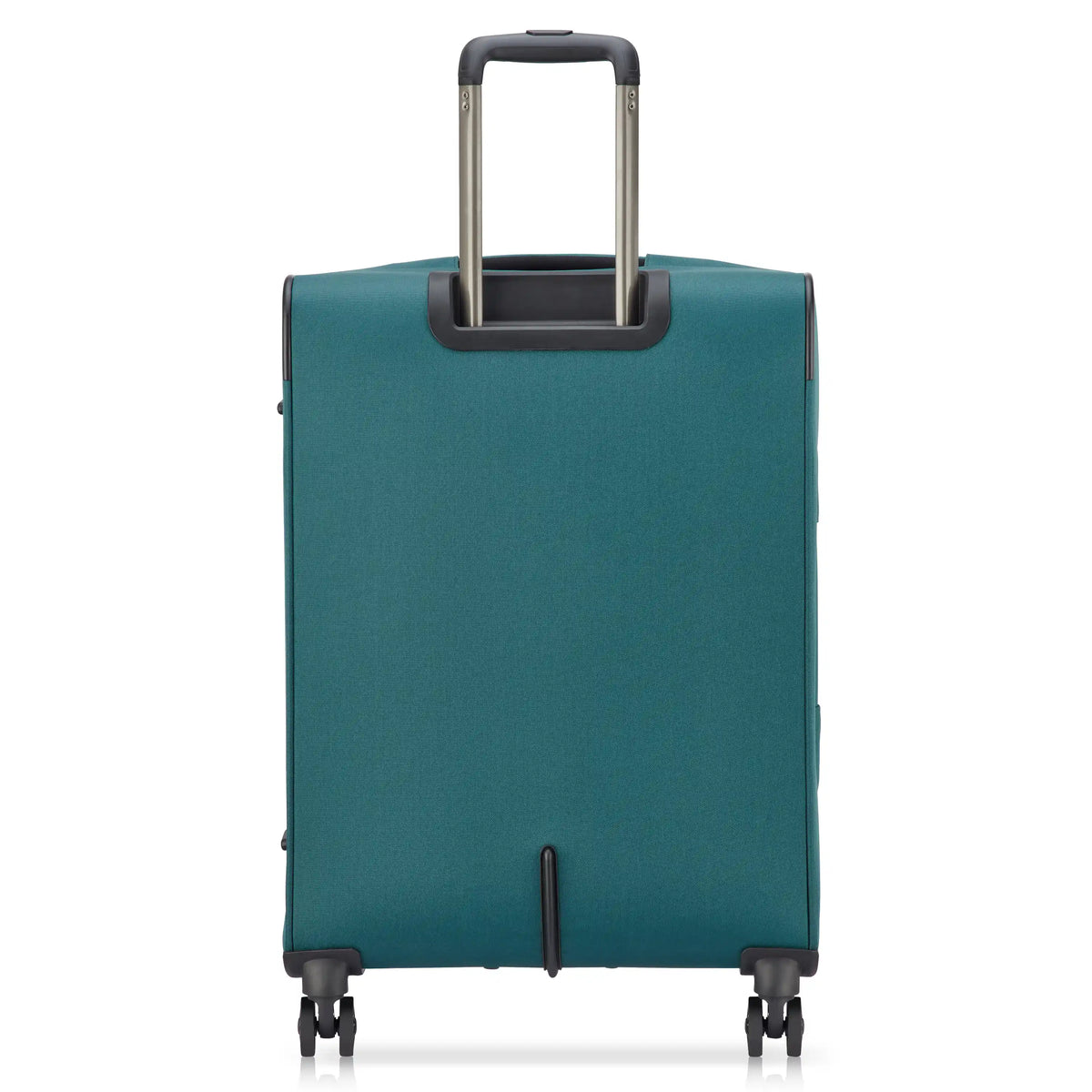 Delsey Sky Max 3.0 Medium Check-In Expandable Spinner in Teal Blue — back view # color_Teal Blue
