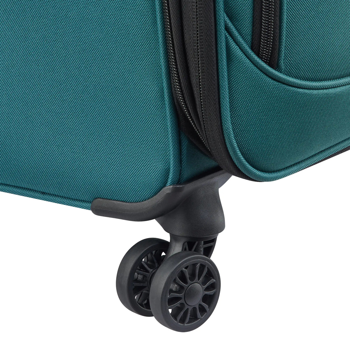 Delsey Sky Max 3.0 Medium Check-In Expandable Spinner in Teal Blue — detail view 4 # color_Teal Blue