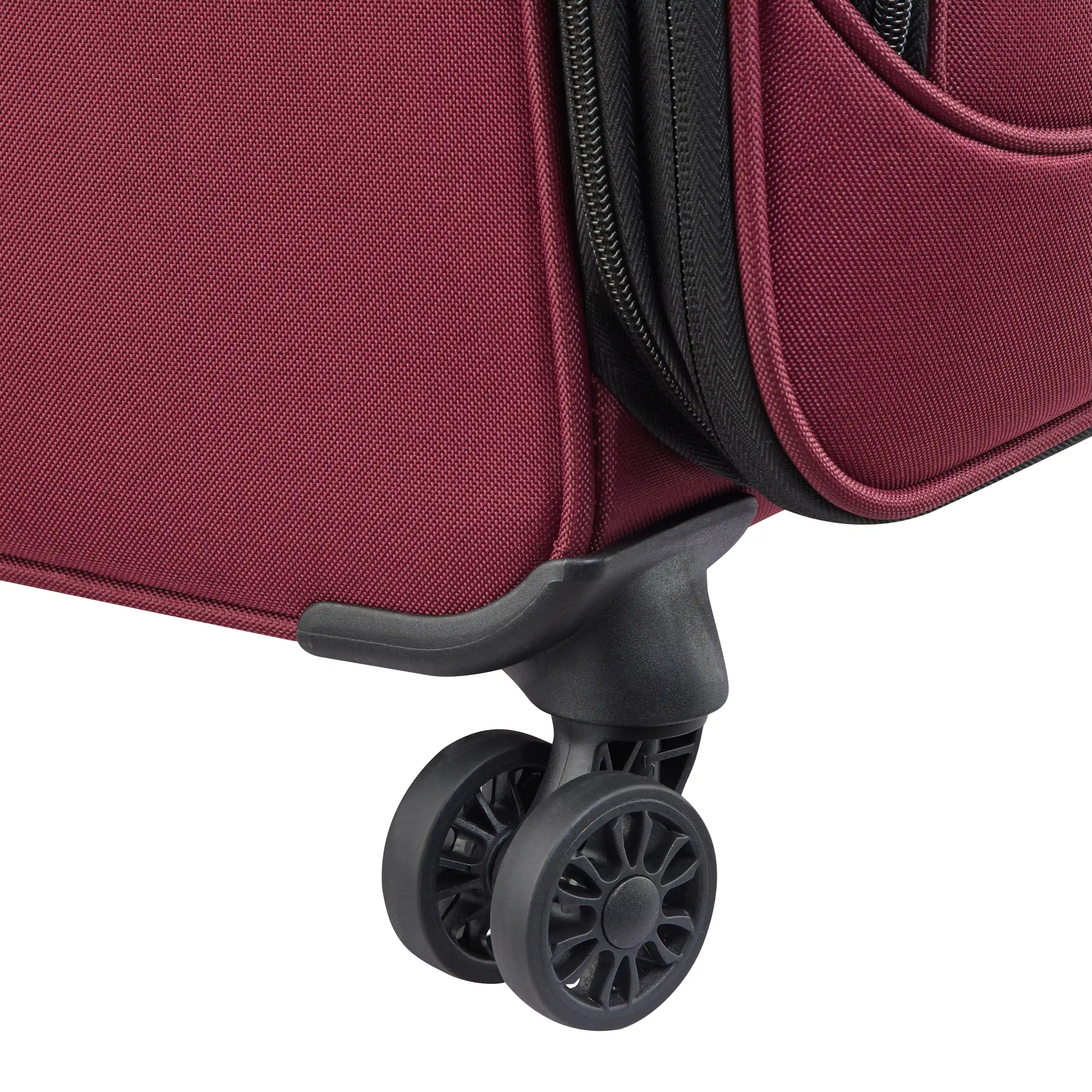 Delsey Sky Max 3.0 Large Check-In Expandable Spinner in Burgundy — detail view 3 # color_Burgundy