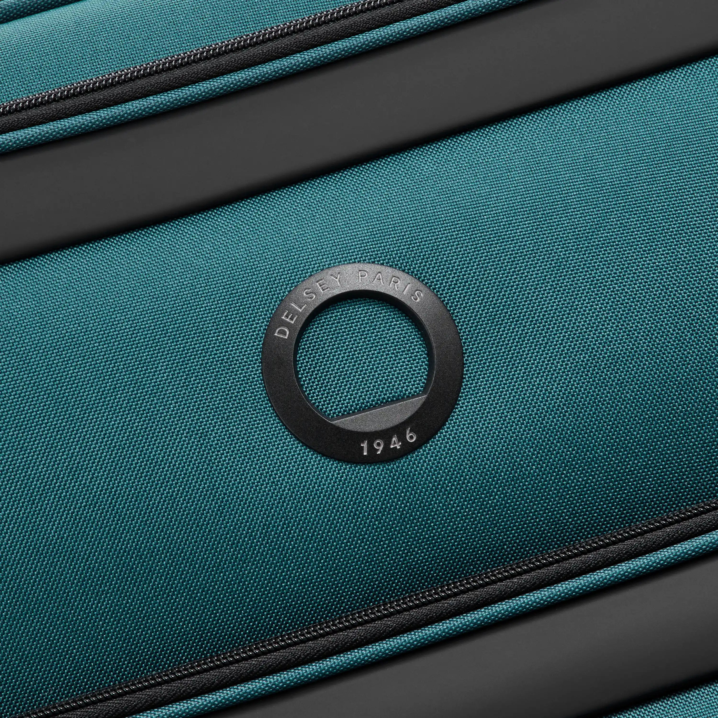 Delsey Sky Max 3.0 Large Check-In Expandable Spinner in Teal Blue — detail view 4 # color_Teal Blue