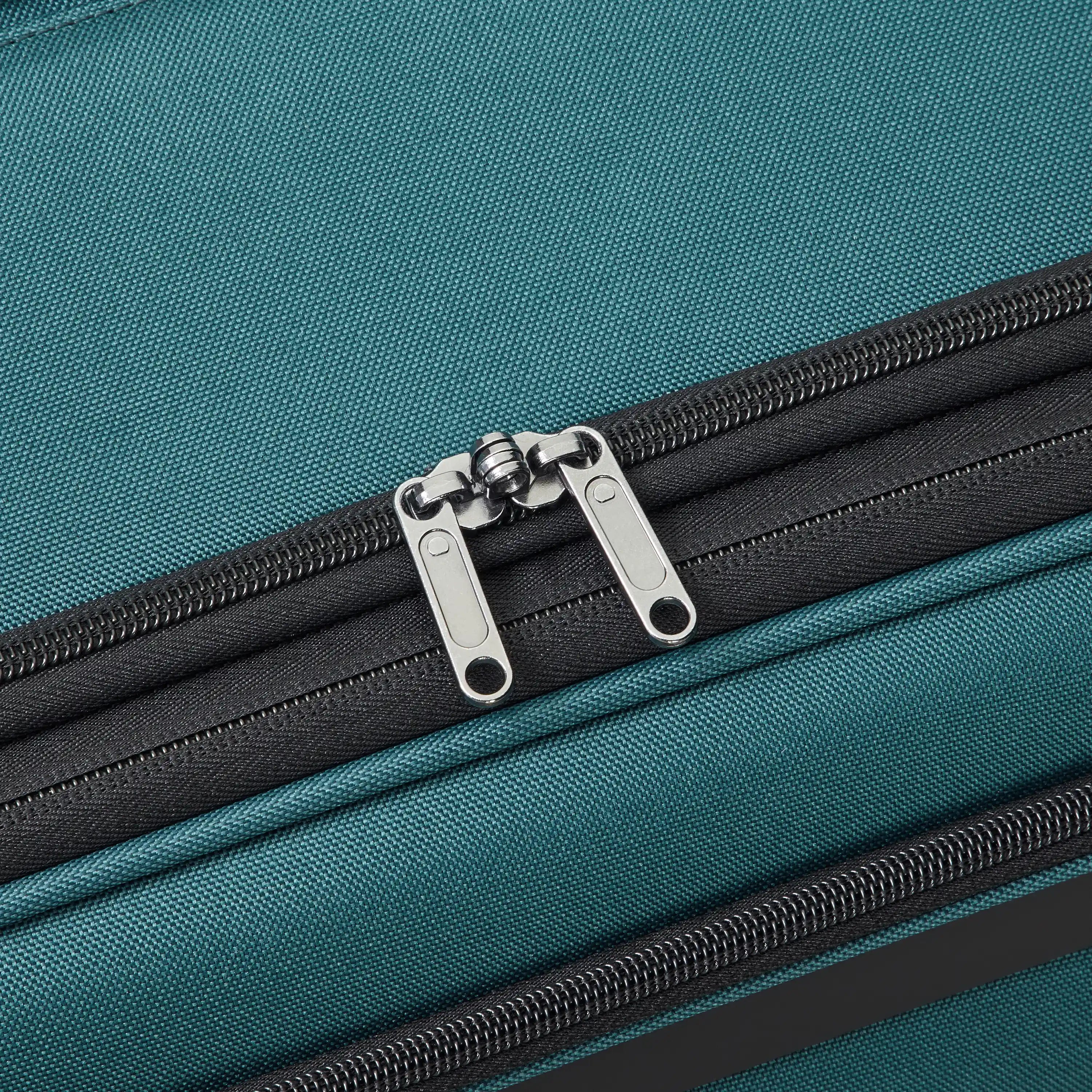 Delsey Sky Max 3.0 Large Check-In Expandable Spinner in Teal Blue — detail view 2 # color_Teal Blue