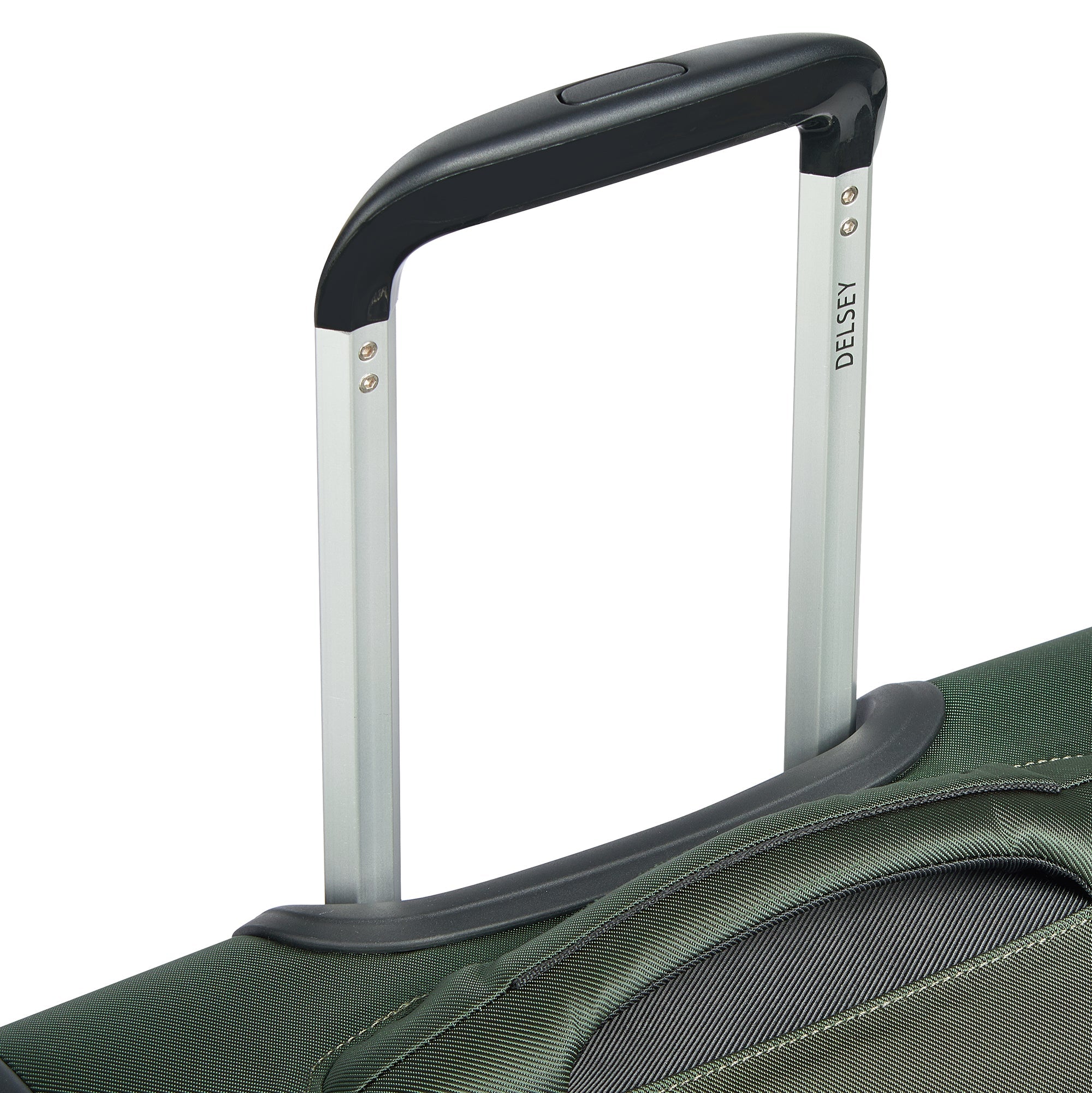 Delsey Sky Max 2.0 Medium Expandable Spinner in Green — detail view # color_Green
