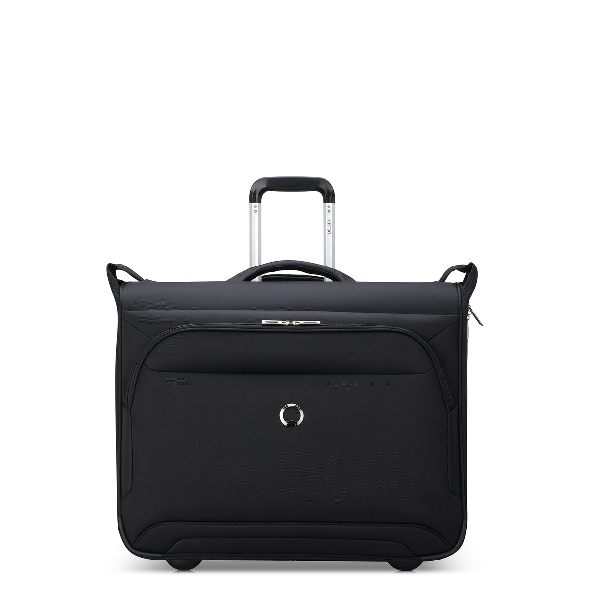 Delsey Sky Max 2.0 Garment Bag - Wheeled in Black — front view