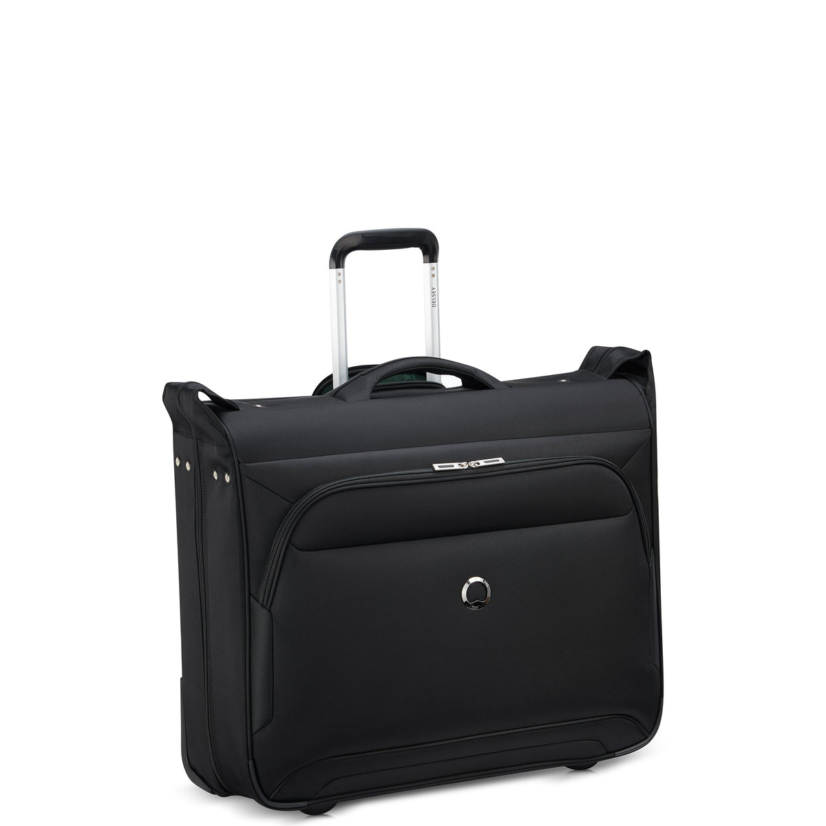 Delsey Sky Max 2.0 Garment Bag - Wheeled in Black — angle view 2