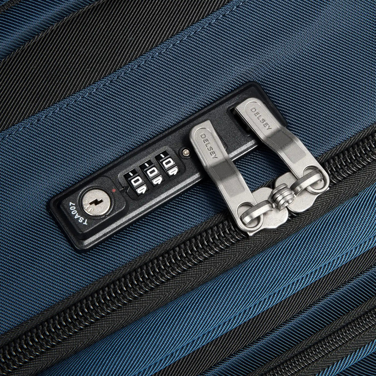 Delsey Sky Max 2.0 Large Expandable Spinner in Blue — detail view 3 # color_Blue
