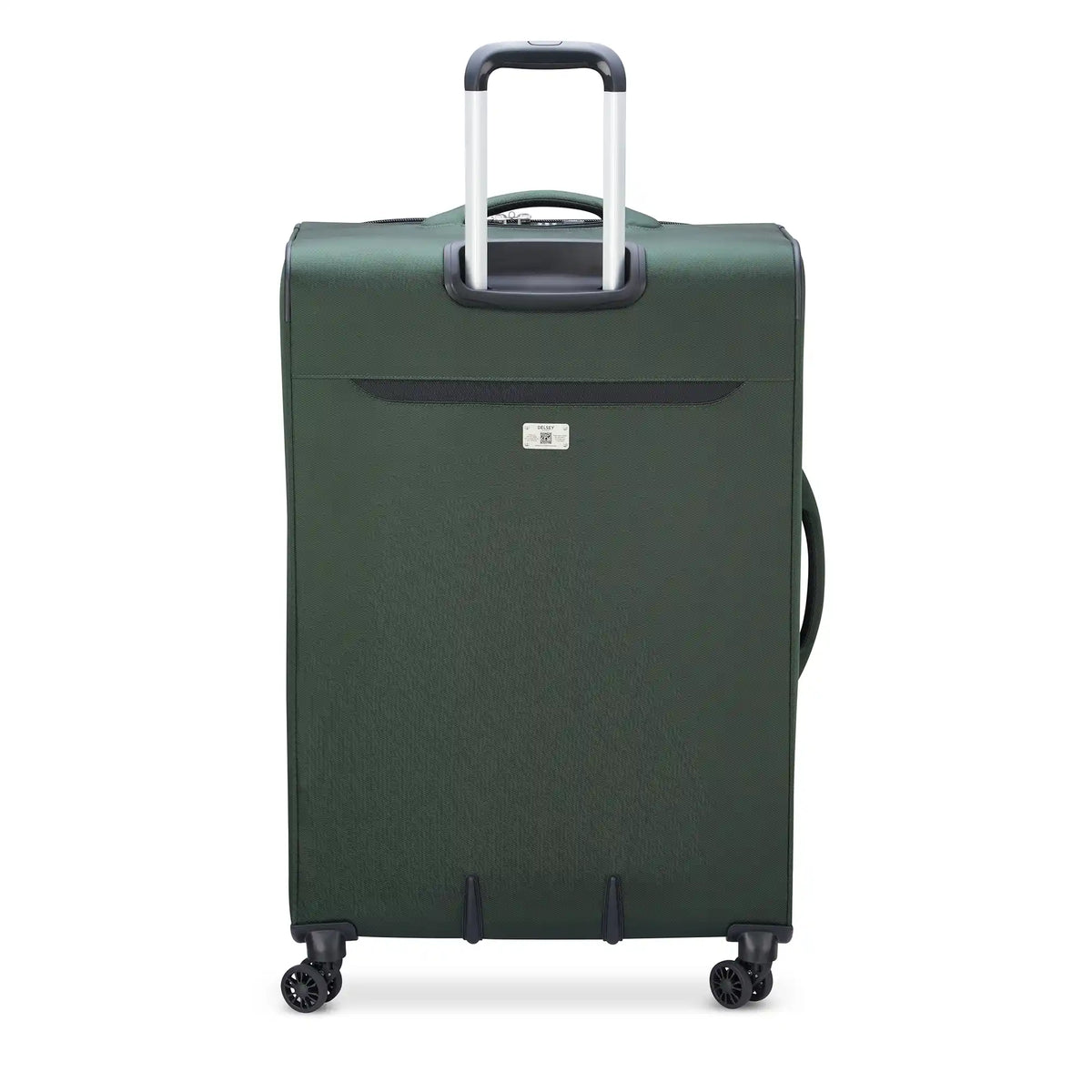 Delsey Sky Max 2.0 Large Expandable Spinner in Green — back view # color_Green