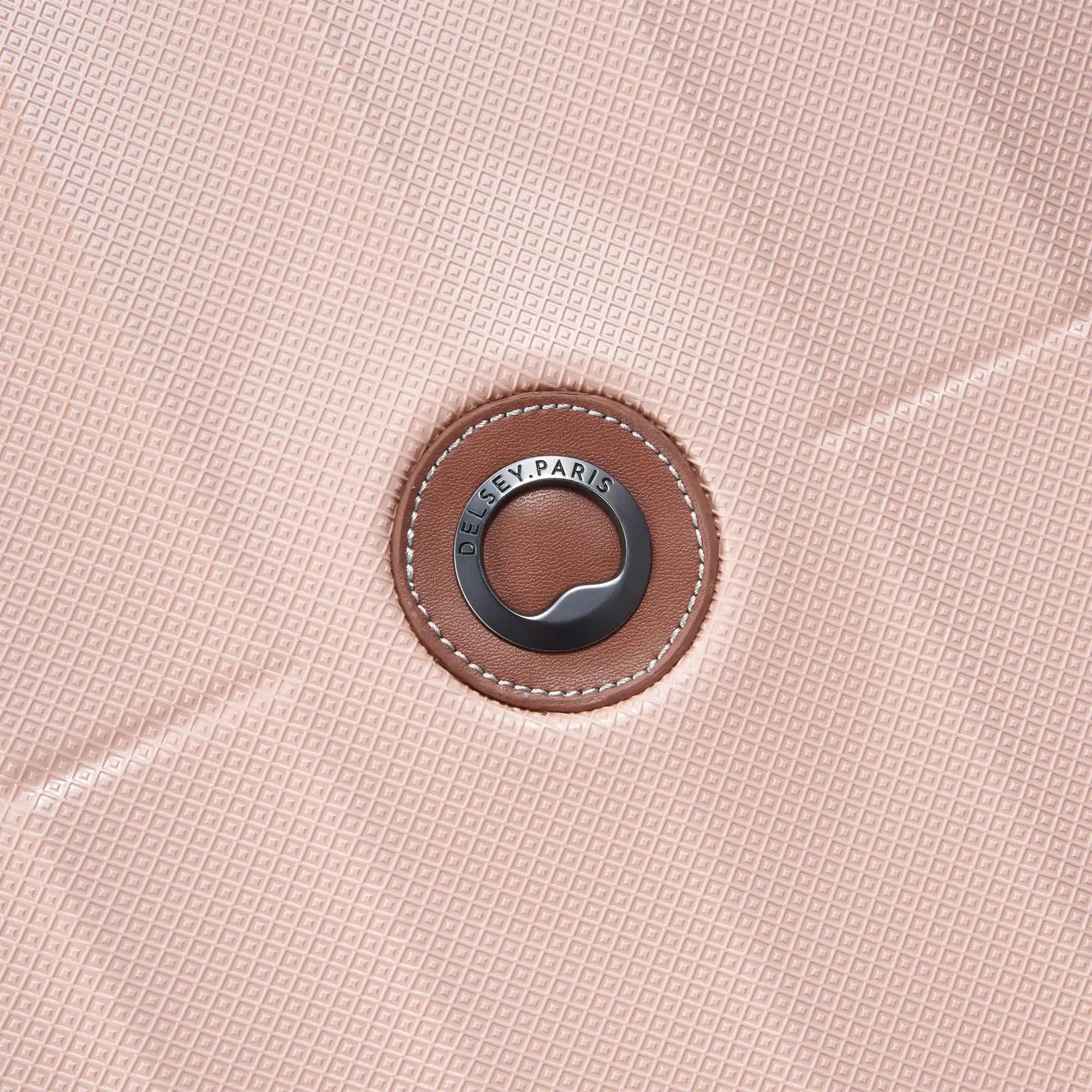 Delsey Carrousel Large Expandable Spinner in Light Pink — detail view 5 # color_Light Pink