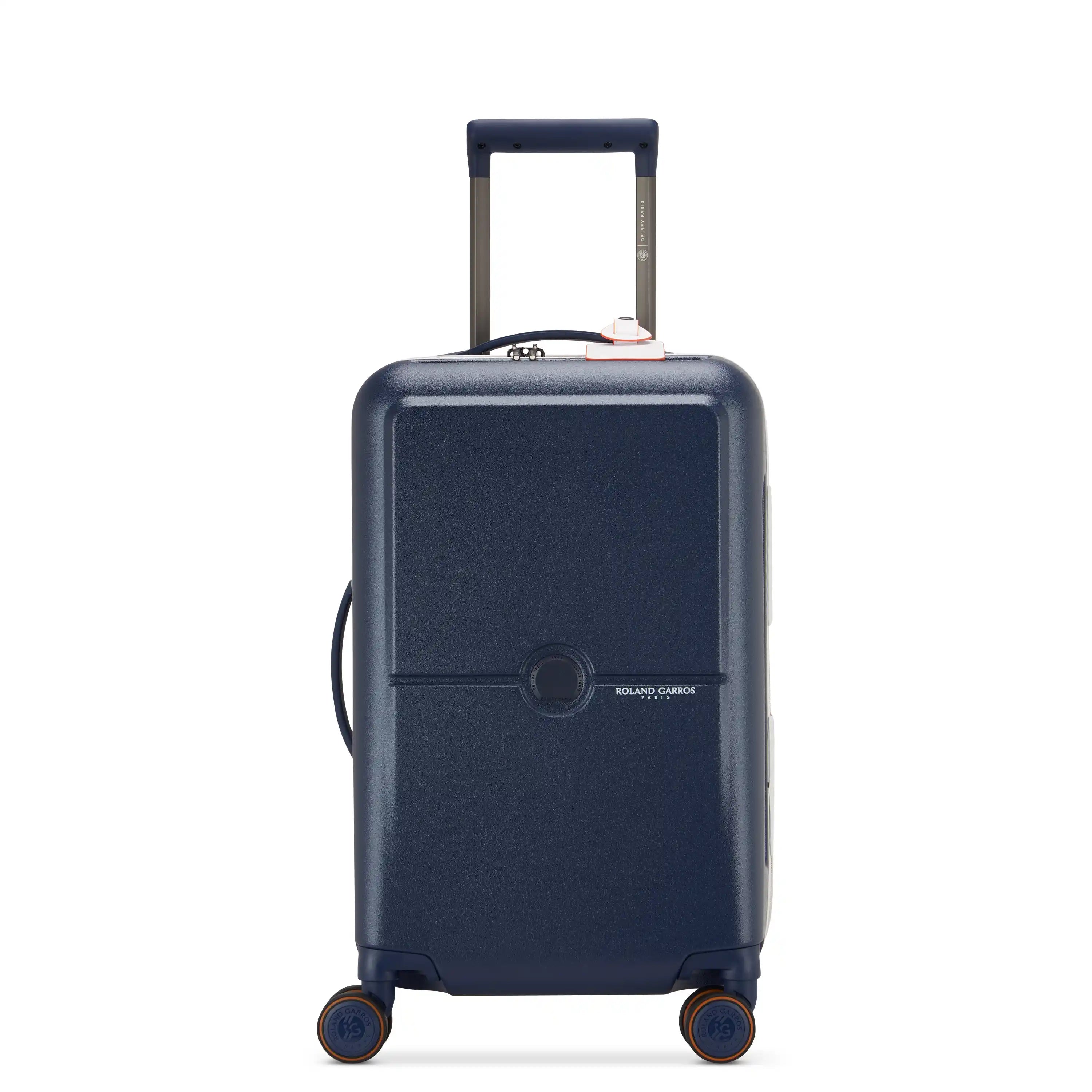 Delsey Turenne 2.0 Carry-On Spinner in Roland-Garros Limited Edition — front view # color_Roland-Garros Limited Edition