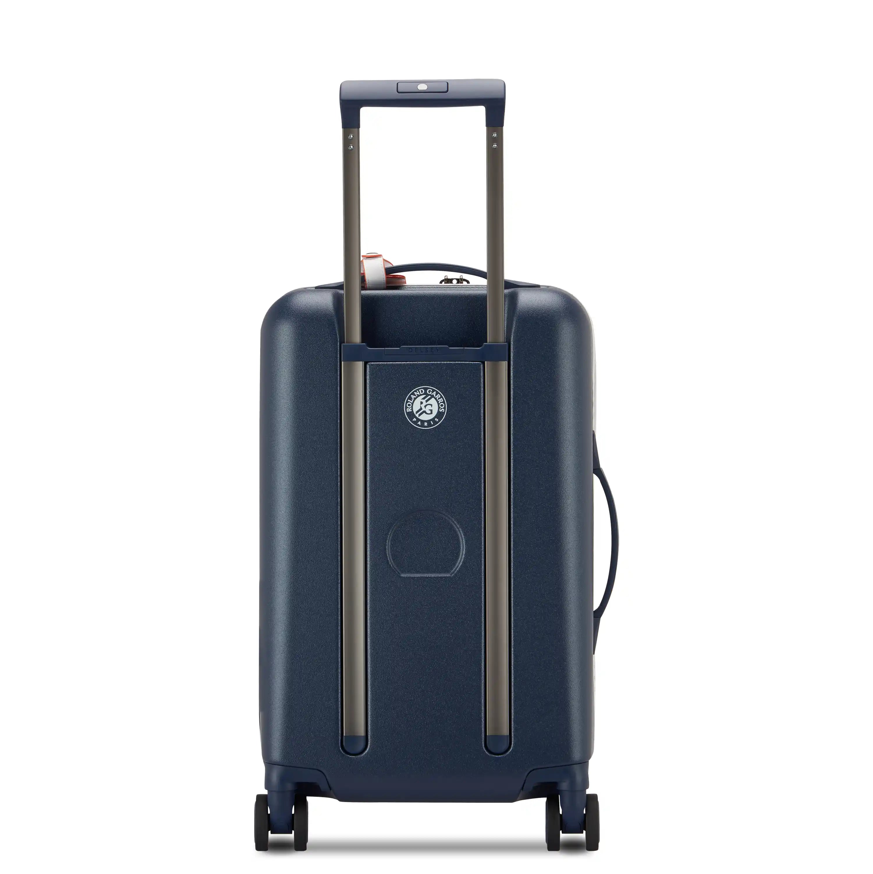 Delsey Turenne 2.0 Carry-On Spinner in Roland-Garros Limited Edition — back view # color_Roland-Garros Limited Edition