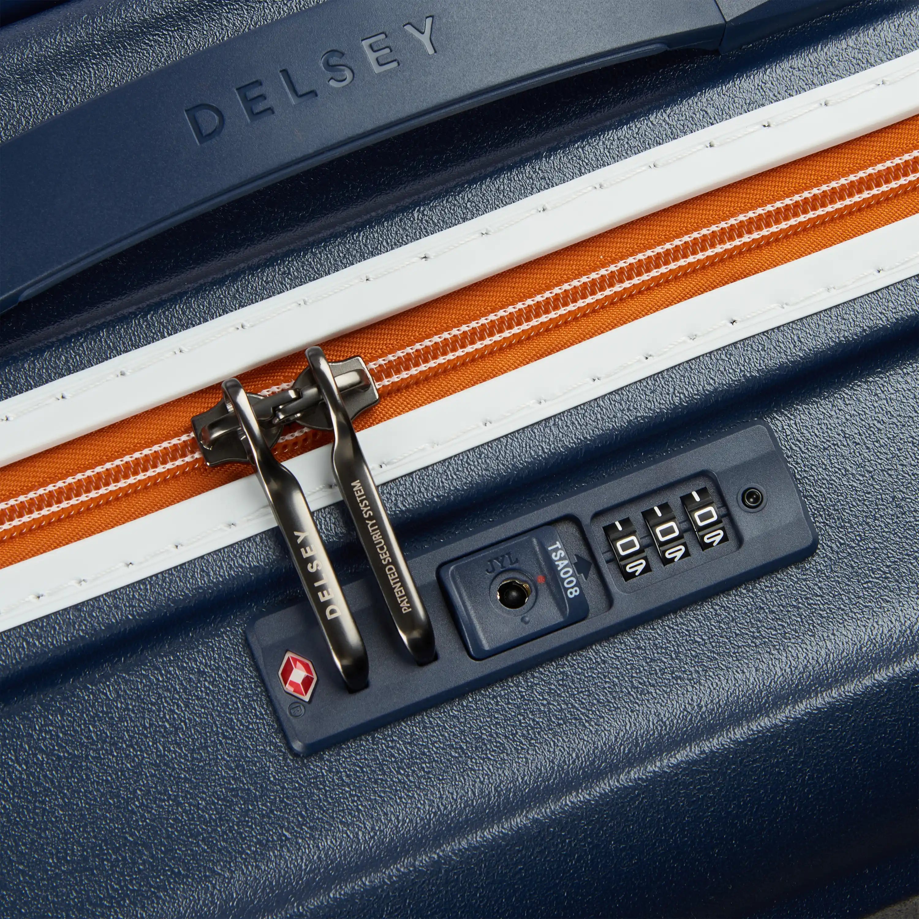 Delsey Turenne 2.0 Carry-On Spinner in Roland-Garros Limited Edition — detail view 2 # color_Roland-Garros Limited Edition