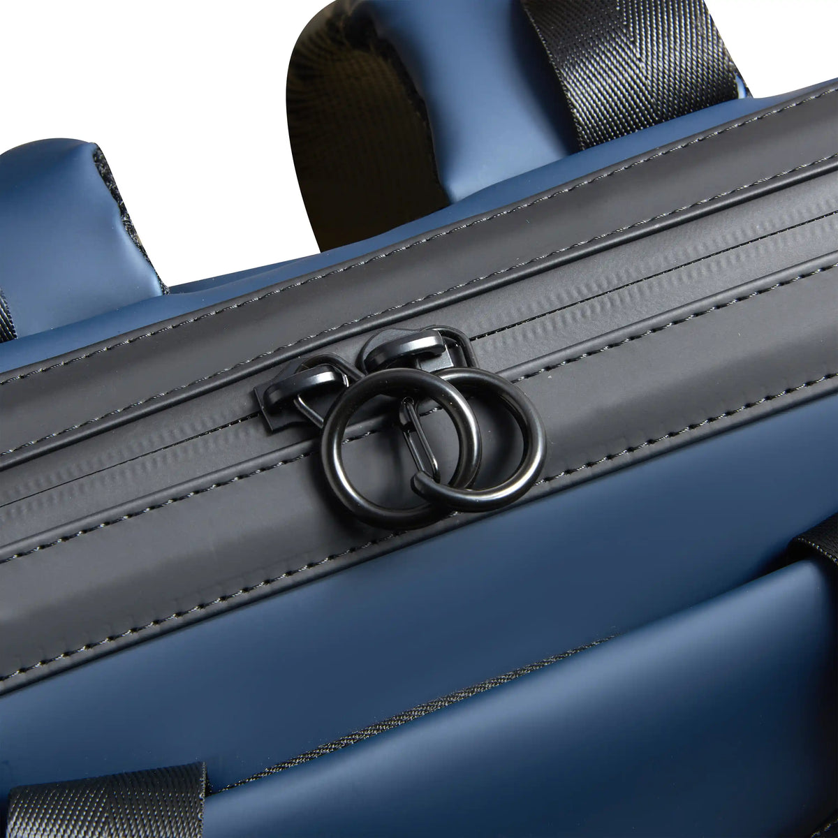 Delsey Turenne Soft Laptop Backpack Tote in Navy — detail view 3 # color_Navy