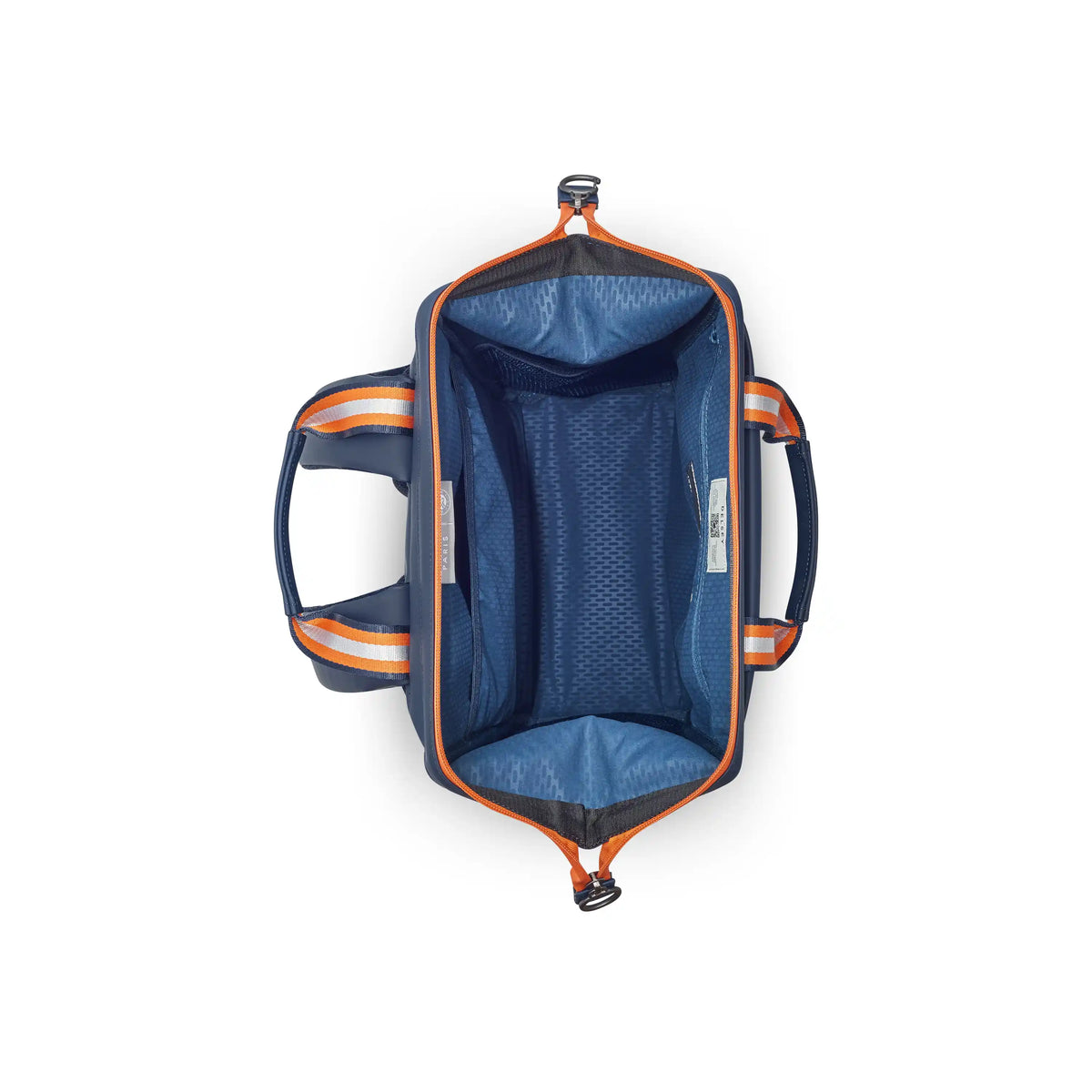 Delsey Turenne Soft Laptop Backpack Tote in Roland-Garros Limited Edition — interior view # color_Roland-Garros Limited Edition