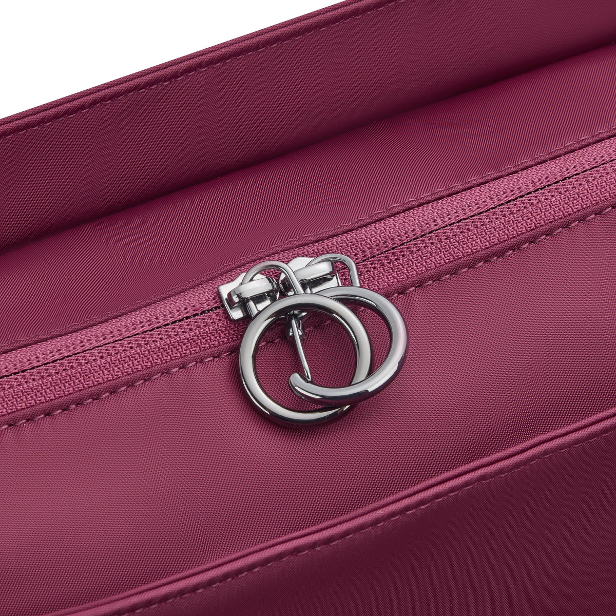 Delsey Victoire 18-Inch Tote Bag in Burgundy — detail view