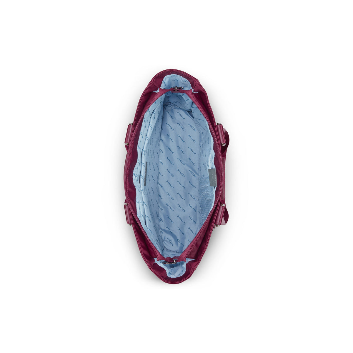 Delsey Victoire 18-Inch Tote Bag in Burgundy — interior view 2