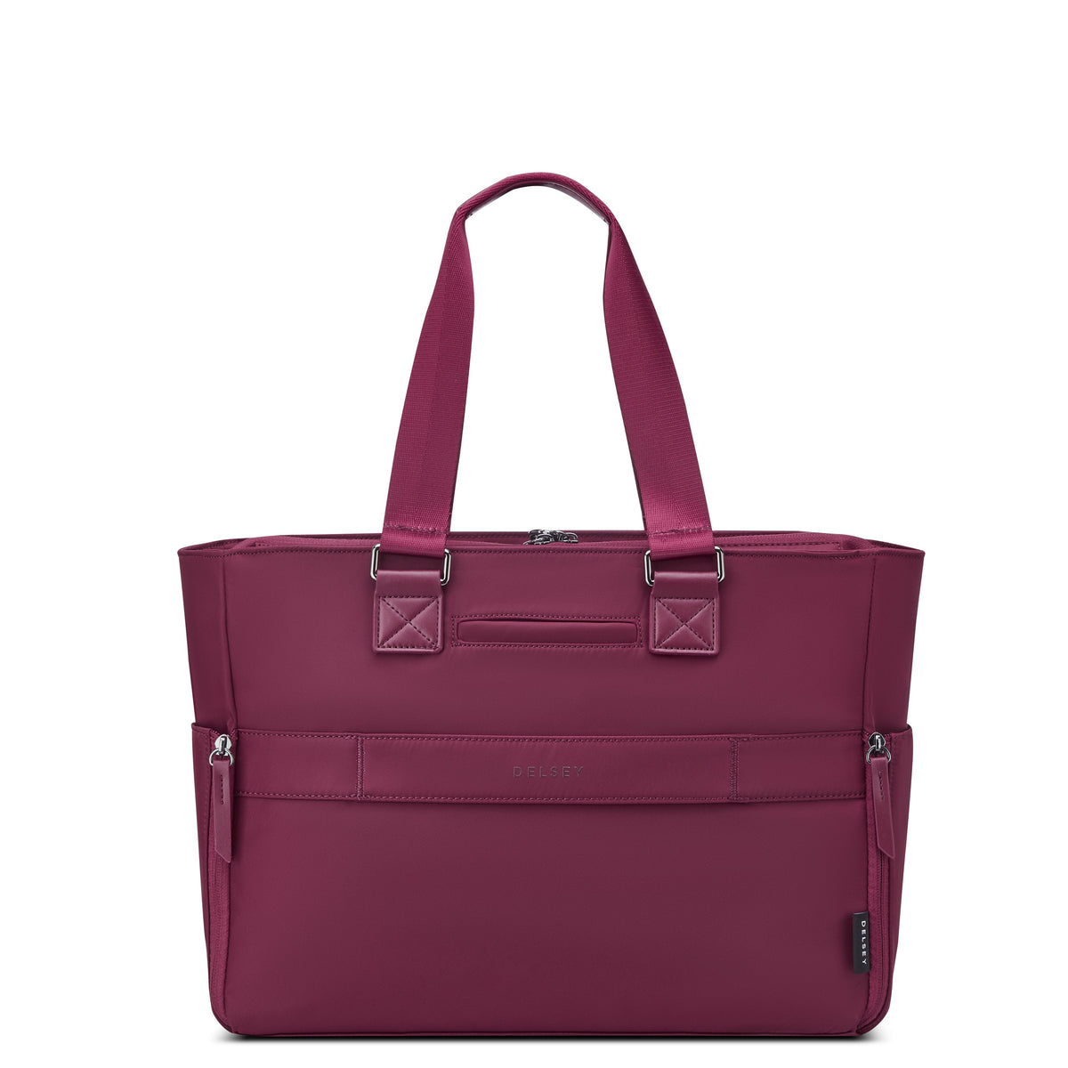 Delsey Victoire 18-Inch Tote Bag in Burgundy — back view