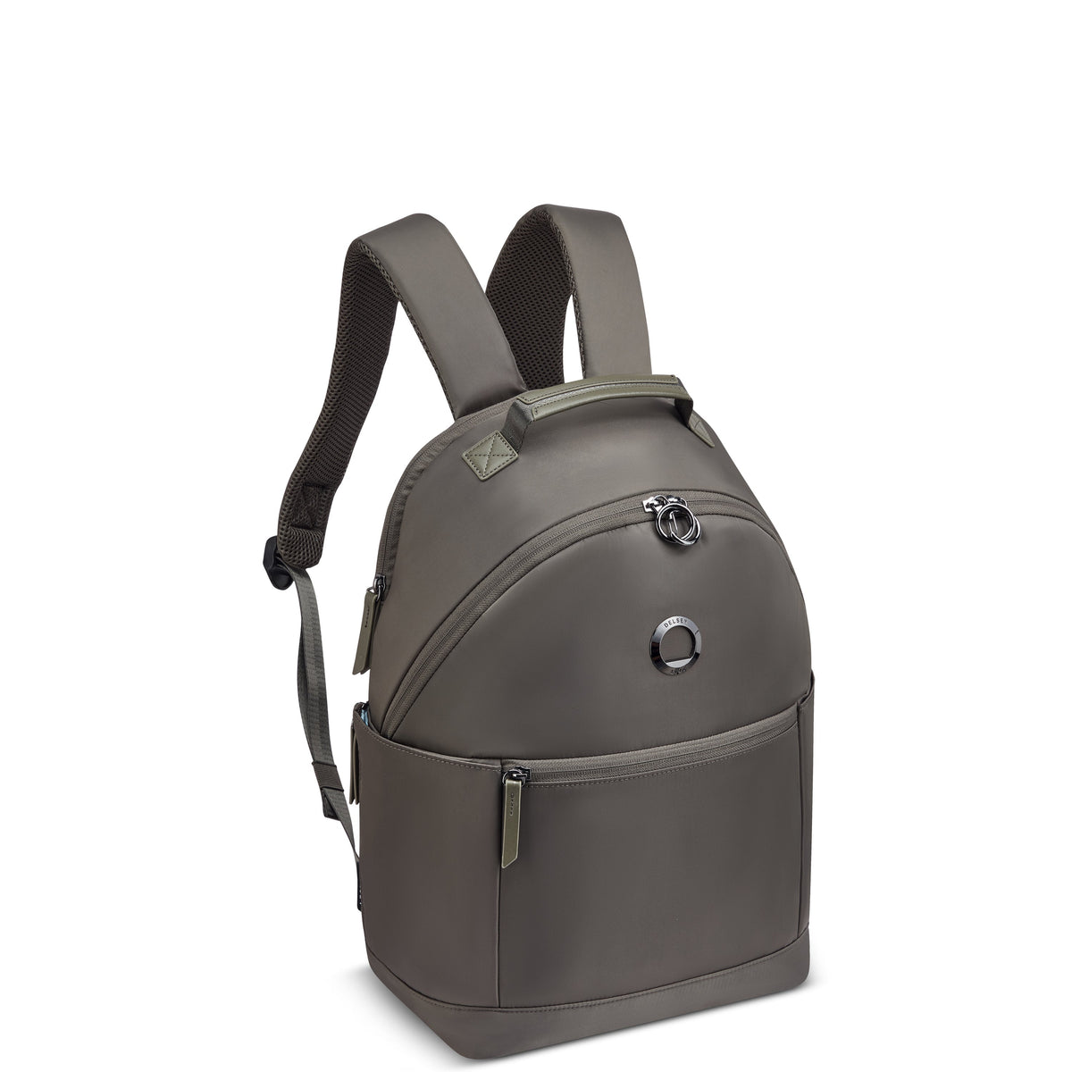 Delsey Victoire 15.6-Inch Laptop Backpack in Taupe — angle view 2