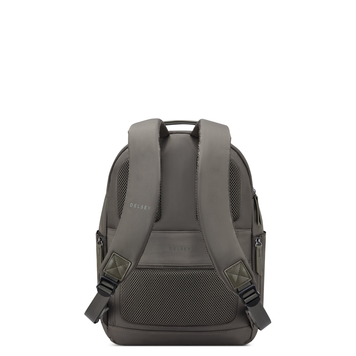 Delsey Victoire 15.6-Inch Laptop Backpack in Taupe — back view