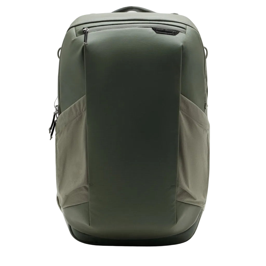 Peak Design Travel Backpack 2-in-1 40L in Sage — front view # color_Sage