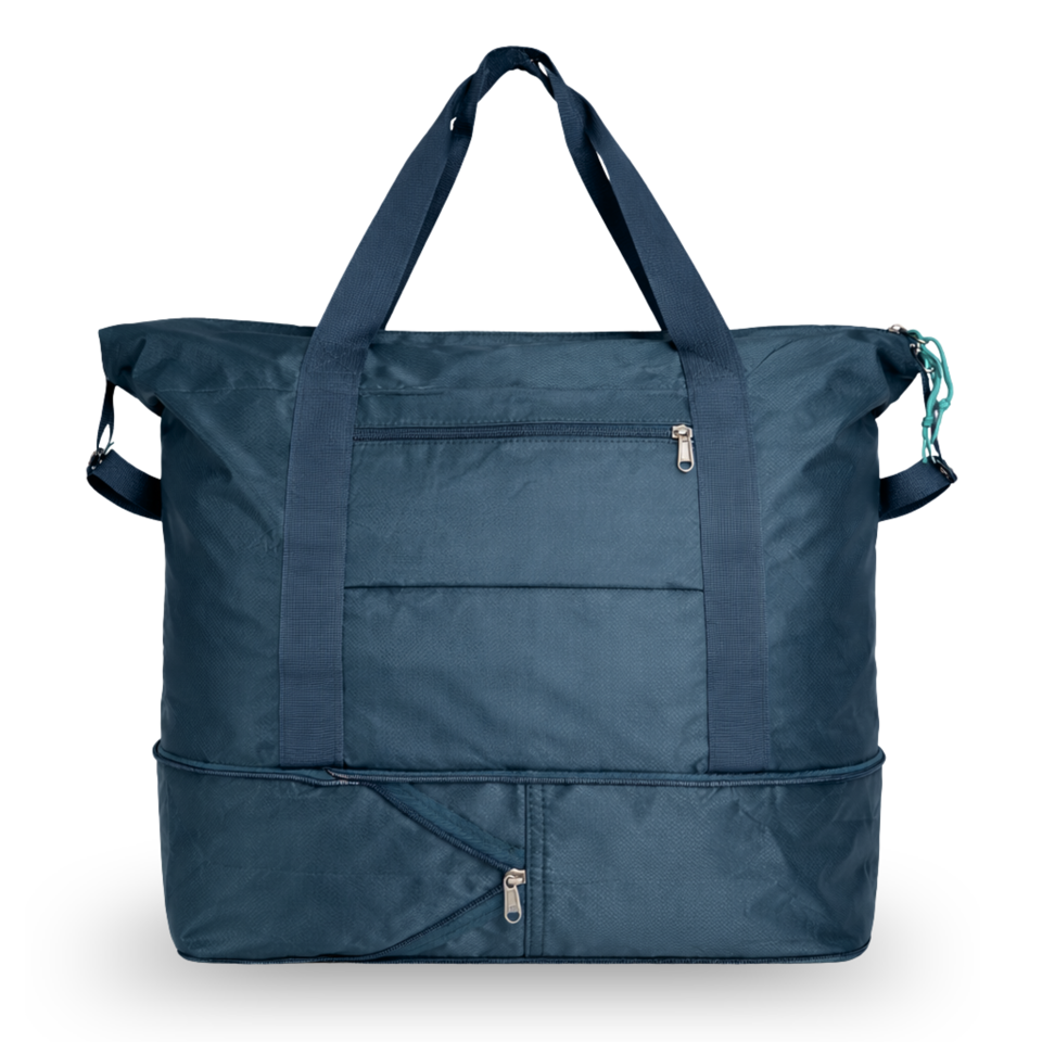 fold up travel tote bag Foldable Carry-On by Simplify living Australia, 40L Water-Resistant, Blue It is ideal for storing extra items or making impromptu trips to the grocery store Bobo 2073 Expandable Travel Tote