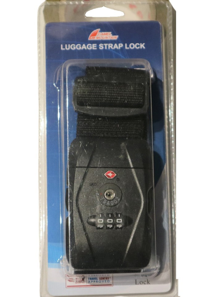 Camel Mountain 901 3-Dial TSA Luggage Strap image 1