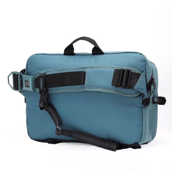 Chrome Industries Kadet Max 15L sling bag – olive green, side view