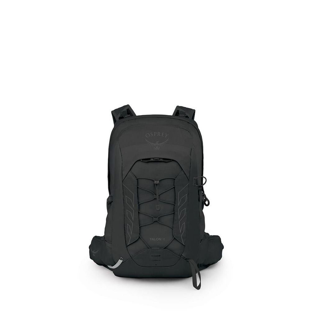 Osprey Talon 11 Hiking Backpack 11L in Black Coal Grey — front view