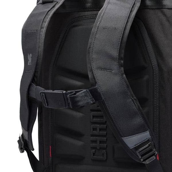Chrome Industries Barrage 34L backpack – close-up of the welded fabric