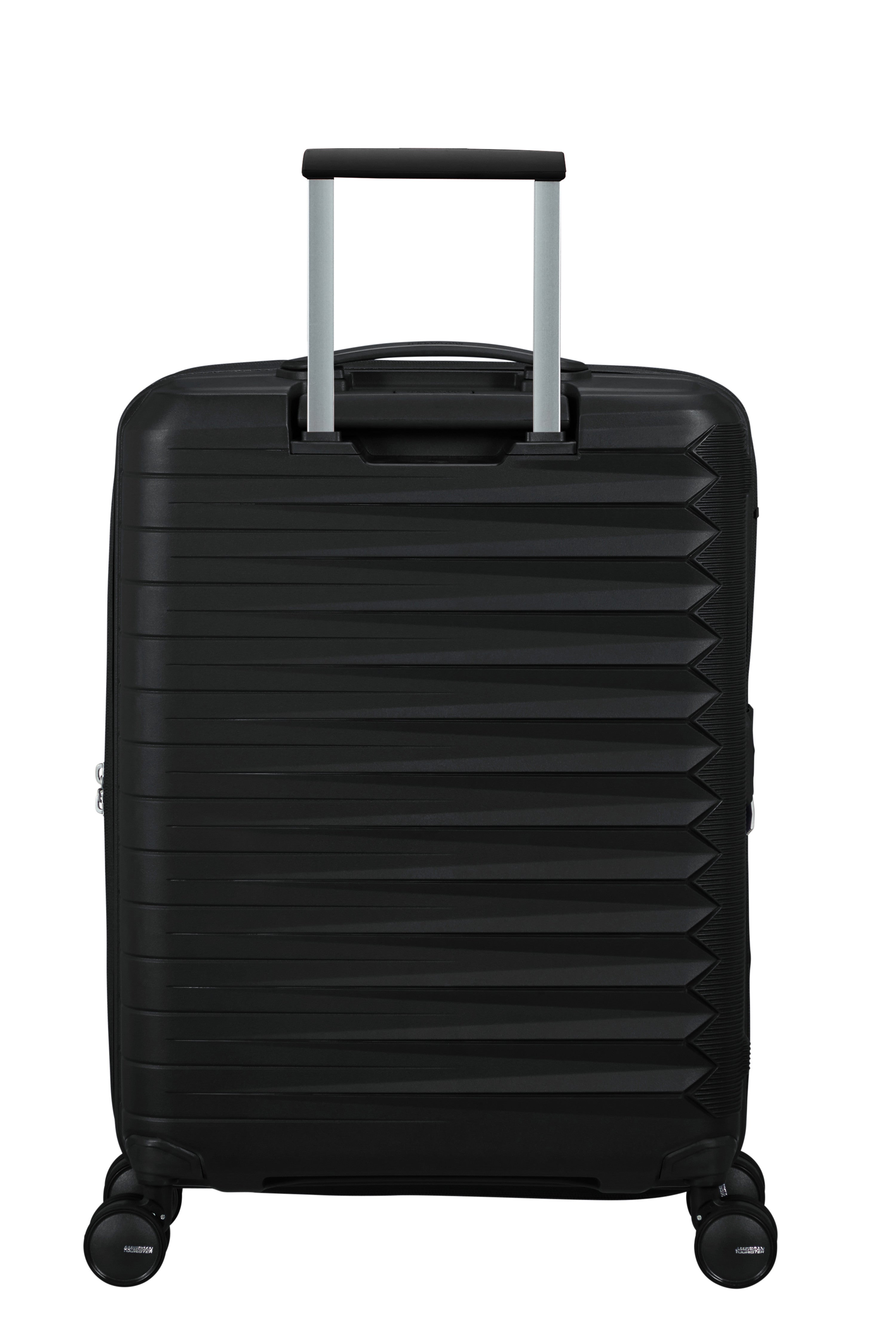 American Tourister FastForward Expandable Carry-On Spinner (20-inch) - FLASH BLACK